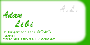 adam libi business card